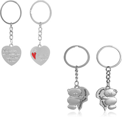 

Ryka Collection Couple Keychain Combo Key Chain