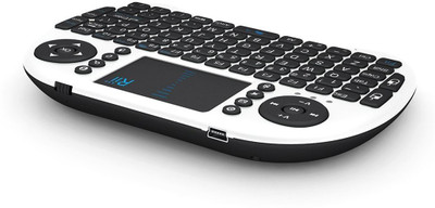 

VibeX ™ Backlight 2.4GHz Air Mouse Gaming Touchpad for Windows/Mac/OS PC Android TV BOX Laptop Wireless, Bluetooth Gaming Keyboard(White)