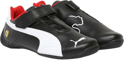 

Puma Boys & Girls Velcro Sneakers(Black, Black-white