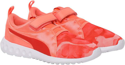 

Puma Girls Velcro Sneakers(Orange, Nrgy peach-poppy red