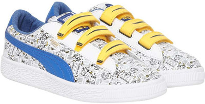 

Puma Boys & Girls Lace Sneakers(White, White-lapis blue