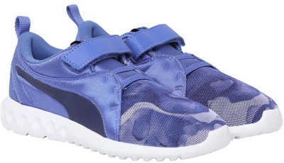 

Puma Girls Velcro Sneakers(Blue, Baja blue-blue depths