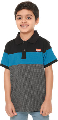 

Body Glove Boy's Solid Cotton T Shirt(Multicolor, Pack of 1, Black