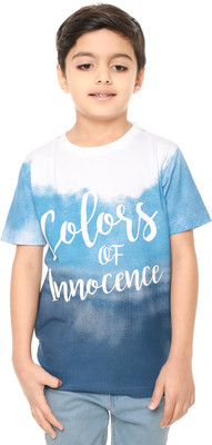 

Body Glove Boy's Printed Cotton T Shirt(Multicolor, Pack of 1, Blue
