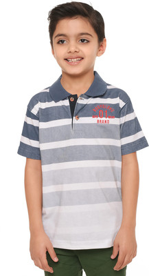 

Body Glove Boy's Printed Cotton T Shirt(Blue, Pack of 1, Grey