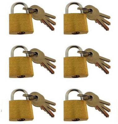 

PTCMart Golden Lock 25MM Set of-6 Lock(Gold)