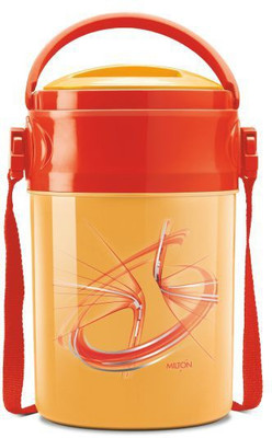 

Milton DTHFFTT059ORNG0001 4 Containers Lunch Box(800 ml), Orange