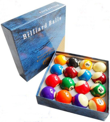 

Laxmi Ganesh Billiard XIN KANG POOL BALL SET Billiard Ball(Pack of 16, Multicolor)