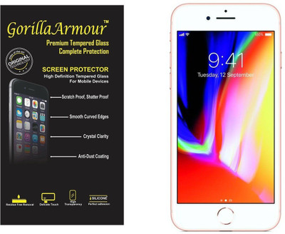 Gorilla Armour Tempered Glass Guard for Apple iPhone 8 Plus(Pack of 1)