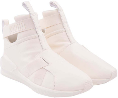

Puma Fierce Strap Leather Wn's Casuals For Women(White, Whisper white