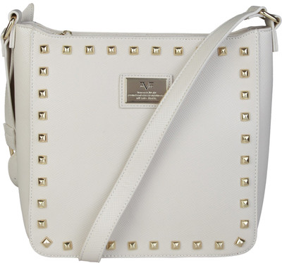 

Versace 19.69 Italia Women Casual White Genuine Leather Sling Bag(Imported)