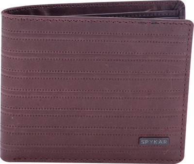 

Spykar Men Brown Genuine Leather Wallet(8 Card Slots)