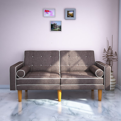

RoyalOak Fiona Single Solid Wood Sofa Bed(Finish Color - Brown Mechanism Type - Fold Out)