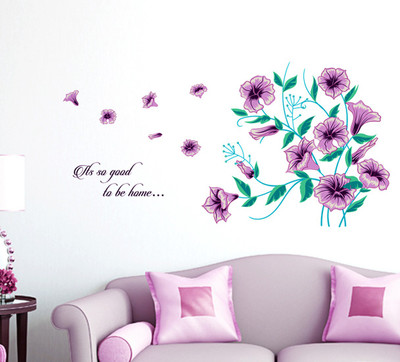 

Orange and Orchid  PVC Vinyl Sticker(Pack of 1, Multicolor