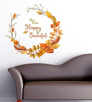 

Orange and Orchid  PVC Vinyl Sticker(Pack of 1, Multicolor