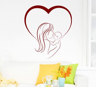 

Orange and Orchid  PVC Vinyl Sticker(Pack of 1, Multicolor