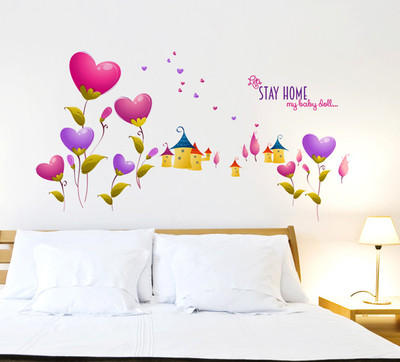 

Orange and Orchid  PVC Vinyl Sticker(Pack of 1, Multicolor