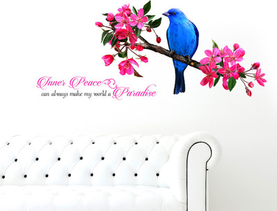 

Orange and Orchid  PVC Vinyl Sticker(Pack of 1, Multicolor