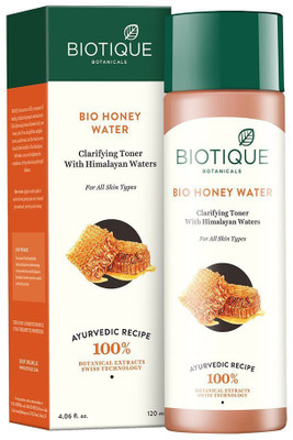 

Biotique Bio Honey Water Clarifying Toner With Himalayan Waters For All Skin Types(120 ml)