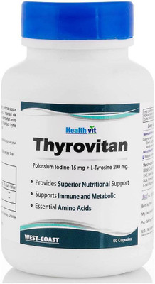 

HealthVit Thyrovitan L-Tyrosine+Iodine 60 Capsules(60 No)