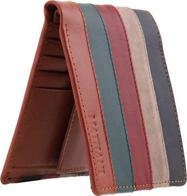 

MATHANI Men Multicolor Genuine Leather Wallet(8 Card Slots)