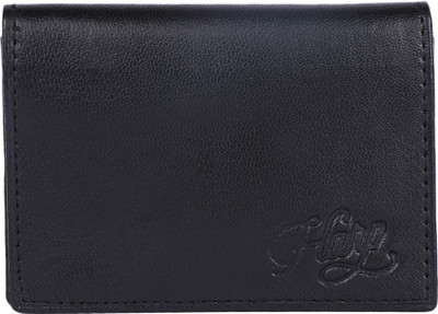 

Harp Men Black Artificial Leather Card Holder(6 Card Slots), Noir
