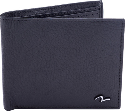 

Spykar Men Casual Blue Genuine Leather Wallet(8 Card Slots), Black
