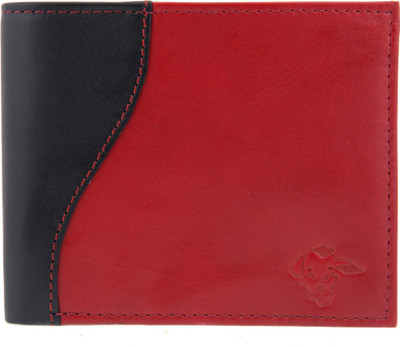 

MATHANI Men Red Genuine Leather Wallet(8 Card Slots)