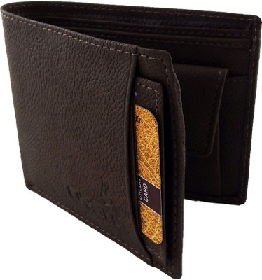 

Orbit Men Brown Genuine Leather, Fabric Wallet(7 Card Slots)