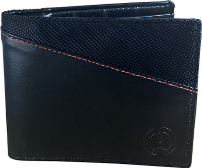 

inw Men Black Artificial Leather Wallet(6 Card Slots)