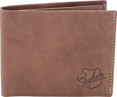 

Spykar Men Brown Genuine Leather Wallet(8 Card Slots)