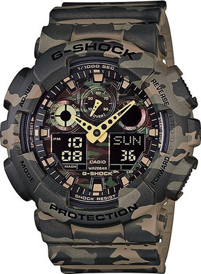 CASIO GA-100CM-5ADR G-Shock ( GA-100CM-5ADR ) Analog-Digital Watch - For Men