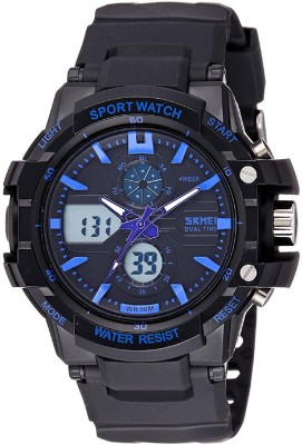 Skmei AD0990 (BK BLUE) Watch  - For Men   Watches  (Skmei)