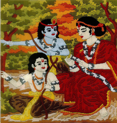 

Anchor Stitch Kit Master Piece - Krishna & Balram