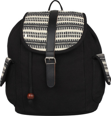 

Anekaant Nava 21.64 L Backpack(Black, White)