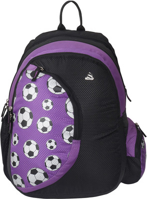 

Clubb Soccer Football 10 L Backpack(Purple), Black;purple