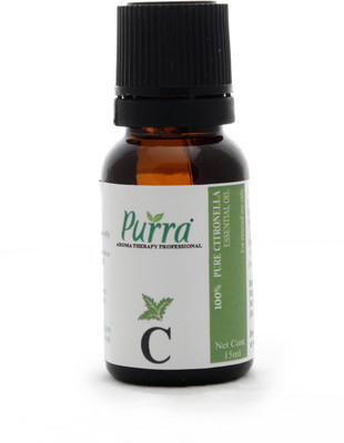 

Purra Citronella Essential Oil ( Natural Mosquitoes Repellent)-100 % Pure, Natural & Undiluted-15 ML(15 ml)