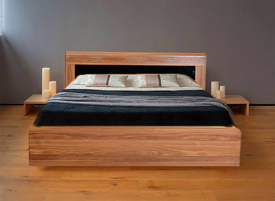

HomeTown Archer Engineered Wood Queen Bed With Storage(Finish Color - Walnut)