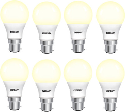 

Eveready 9 W Standard B22 LED Bulb(Yellow, Pack of 8)