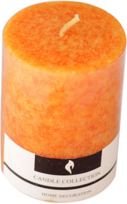 

Skycandle in Sandalwood Scented Marble Pillar Set (Orange, Pack of 4) Candle(Orange, Pack of 4)