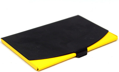 

Stealodeal Black-Yellow Stainless Steel 10 Card Holder(Set of 1, Black, Yellow)
