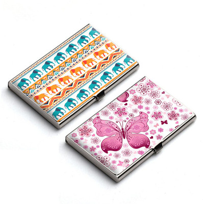 

Heartzy 10 Card Holder(Set of 2, White, Pink)