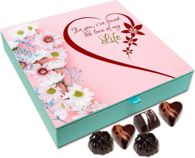 

Chocholik Gift Box - In You I Have Found The Love Of My Life Chocolate Box - 9pc Truffles(108 g)