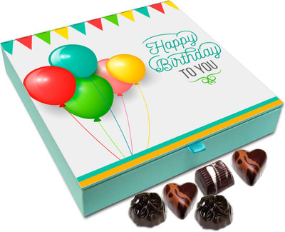 

Chocholik Gift Box - Happy Birthday To You My Most Important Friend Chocolate Box - 9pc Truffles(108 g)