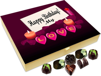 

Chocholik Gift Box - Happy Birthday My Love Chocolate Box - 20pc Truffles(240 g)