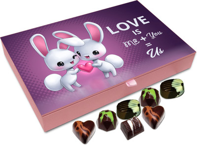 

Chocholik Gift Box - Love Is Me And You Chocolate Box - 12pc Truffles(144 g)