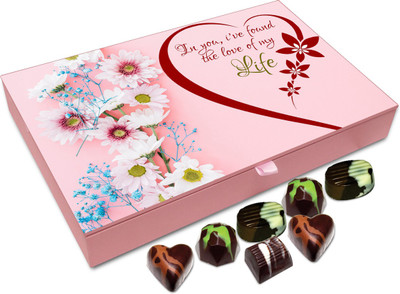 

Chocholik Gift Box - In You I Have Found The Love Of My Life Chocolate Box - 12pc Truffles(144 g)