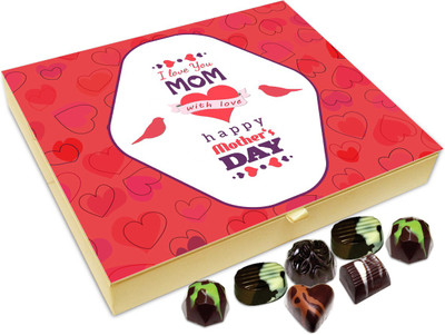 

Chocholik Gift Box - I Love You Mom, Happy Mother's day Chocolate Box - 20pc Truffles(240 g)