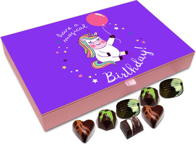 

Chocholik Gift Box - Have A Magical Birthday My Friend Chocolate Box - 12pc Truffles(144 g)