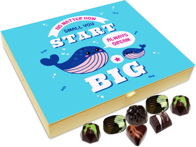 

Chocholik Gift Box - No Matter How Small Start Always dream Big Chocolate Box - 20pc Truffles(240 g)